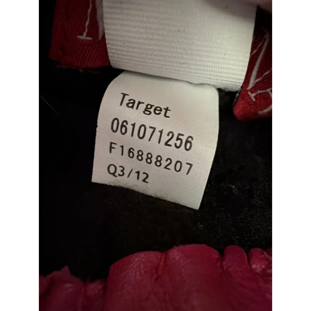 Merona Leather Gloves Women Small Pink Good Zipper Tassel Pig Suede Winter‎